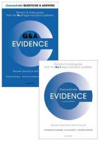 Evidence Revision Pack : Law Revision and Study Guide （STG）