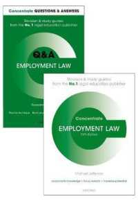 Employment Law Revision Pack : Law Revision and Study Guide (Concentrate) （PCK）