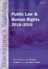 Blackstone's Statutes on Public Law & Human Rights 2018-2019 (Blackstone's Statute Series) -- Paperback / softback