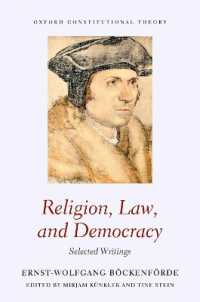 Religion, Law, and Democracy : Selected Writings (Oxford Constitutional Theory)