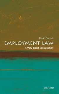 VSI労働法<br>Employment Law: a Very Short Introduction (Very Short Introductions)