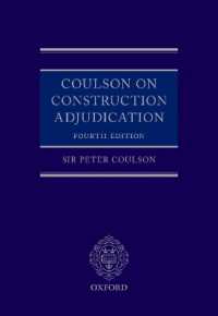 Coulson on Construction Adjudication （4TH）