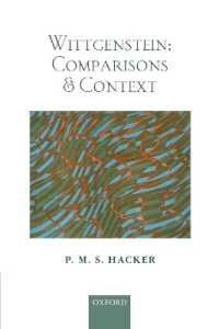 ウィトゲンシュタイン：比較とコンテクスト<br>Wittgenstein: Comparisons and Context