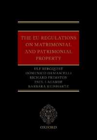 The EU Regulations on Matrimonial and Patrimonial Property