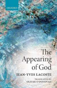 ジャン＝イヴ・ラコスト著／神の顕現（英訳）<br>The Appearing of God