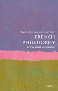 VSIフランス哲学<br>French Philosophy : A Very Short Introduction (Very Short Introductions)