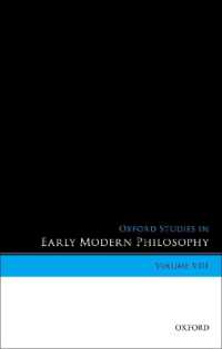 Oxford Studies in Early Modern Philosophy, Volume VIII (Oxford Studies in Early Modern Philosophy)