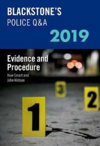 Blackstone's Police Q&a 2019 : Evidence and Procedure (Police Q & a) 〈2〉