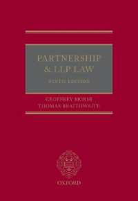 英国パートナーシップ法（第９版）<br>Partnership and LLP Law （9TH）
