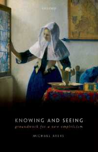 Knowing and Seeing : Groundwork for a new empiricism