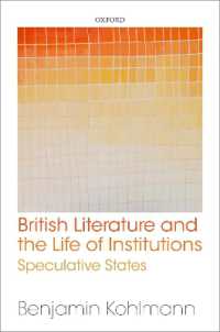 British Literature and the Life of Institutions : Speculative States