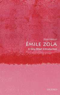 VSIゾラ<br>Émile Zola: a Very Short Introduction (Very Short Introductions)
