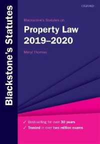 Blackstone's Statutes on Property Law 2019-2020 (Blackstone's Statutes) （27 PAP/PSC）