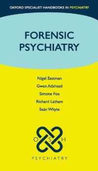 Forensic Psychiatry (Oxford Specialist Handbooks in Psychiatry)