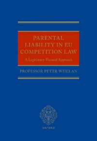 Parental Liability in EU Competition Law : A Legitimacy-Focused Approach