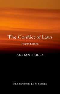The Conflict of Laws (Clarendon Law Series) （4TH）