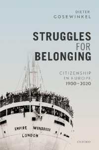 欧州の市民権の歴史1900-2020年<br>Struggles for Belonging : Citizenship in Europe, 1900-2020