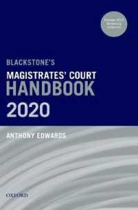 Blackstone's Magistrates Court Handbook 2020