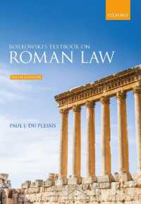 ローマ法テキスト（第６版）<br>Borkowski's Textbook on Roman Law （6TH）
