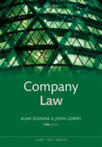 Company Law (Core Texts Series)