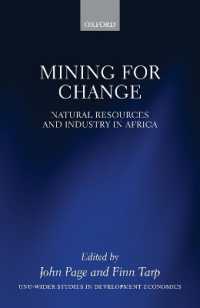 Mining for Change : Natural Resources and Industry in Africa (Wider Studies in Development Economics)