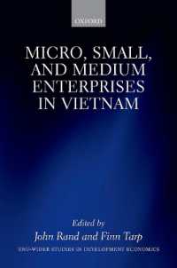 Micro, Small, and Medium Enterprises in Vietnam (Wider Studies in Development Economics)