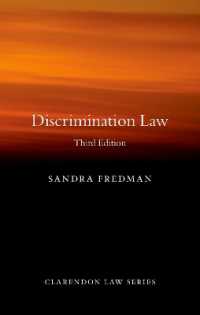 Discrimination Law (Clarendon Law Series) -- Hardback （3 Revised）