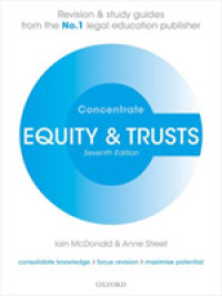 Equity & Trusts Concentrate : Law Revision and Study Guide (Concentrate) -- Paperback / softback （7 Revised）