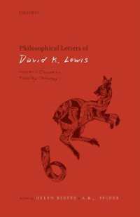 Philosophical Letters of David K. Lewis : Volume 1: Causation, Modality, Ontology