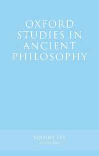 Oxford Studies in Ancient Philosophy, Volume 59 (Oxford Studies in Ancient Philosophy)