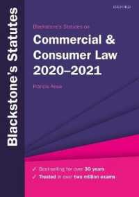 Blackstone's Statutes on Commercial & Consumer Law 2020-2021 (Blackstone's Statute Series) （29TH）