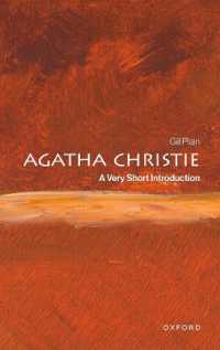 VSIアガサ・クリスティー<br>Agatha Christie : A Very Short Introduction (Very Short Introductions)