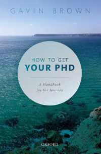 How to Get Your PhD : A Handbook for the Journey