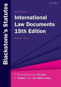Blackstone's International Law Documents (Blackstone's Statute Series) （15TH）
