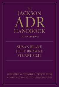 Jackson Adr Handbook -- Paperback / softback （3 Revised）