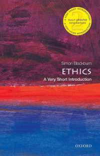Ｓ．ブラックバーン著／VSI倫理学（第２版）<br>Ethics: a Very Short Introduction (Very Short Introductions) （2ND）