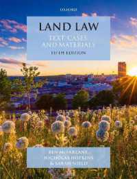 Land Law : Text, Cases and Materials (Text, Cases, and Materials) -- Paperback / softback （5 Revised）