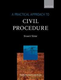 A Practical Approach to Civil Procedure （26TH）