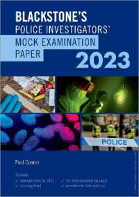 Blackstone's Police Investigators Mock Exam 2023 (Blackstone's Police Manuals)