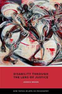 障害の正義論<br>Disability through the Lens of Justice (New Topics in Applied Philosophy)