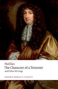 The Character of a Trimmer and Other Writings (Oxford World's Classics)