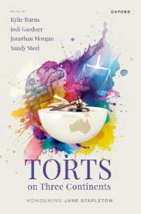 Torts on Three Continents : Honouring Jane Stapleton