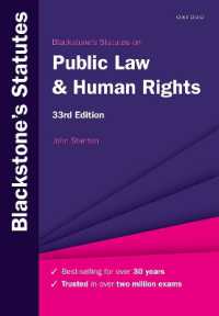 Blackstone's Statutes on Public Law & Human Rights (Blackstone's Statute Series) （33TH）