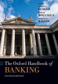 オックスフォード版　銀行業ハンドブック（第４版）<br>The Oxford Handbook of Banking : 4th Edition (Oxford Handbooks) （4TH）