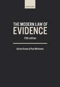 現代英国の証拠法（第１５版）<br>The Modern Law of Evidence （15TH）