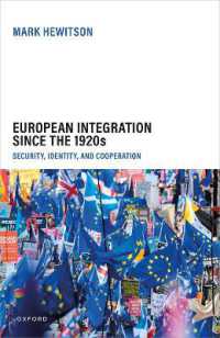 欧州統合史<br>European Integration since the 1920s : Security, Identity, and Cooperation