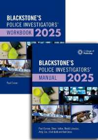 Blackstone's Police Investigators Manual and Workbook 2025 (Blackstone's Police)
