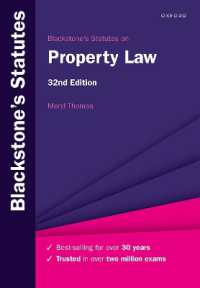 Blackstone's Statutes on Property Law -- Paperback / softback （32 Revised）