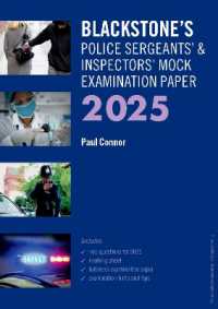 Blackstone's Police Sergeants' and Inspectors' Mock Exam 2025 (Blackstone's Police)