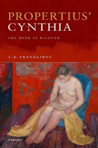 Propertius' Cynthia : The Book as Beloved